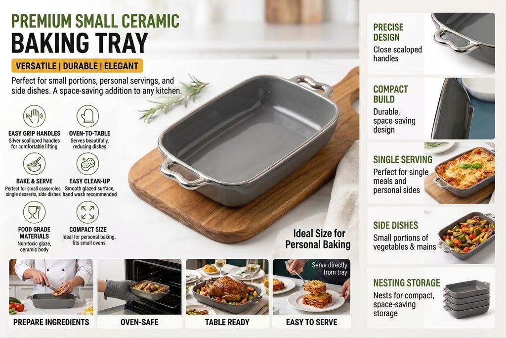 Ceramic bake tray