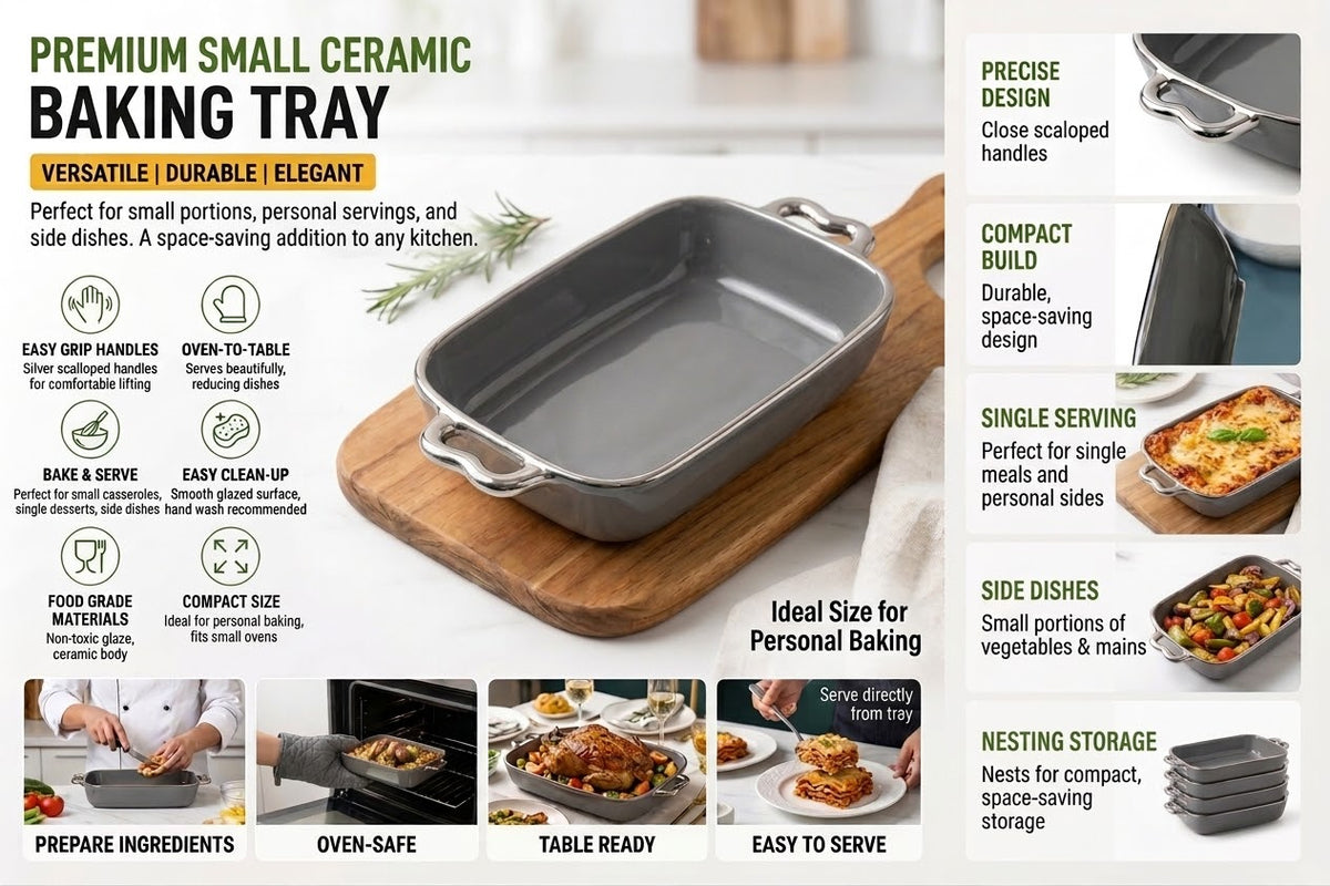 Ceramic bake tray