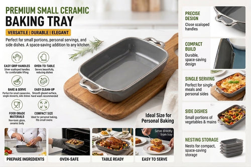 Ceramic bake tray