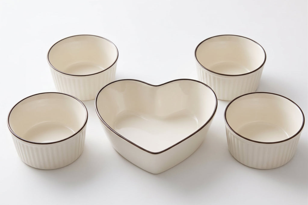 Ceramic pot set of 5