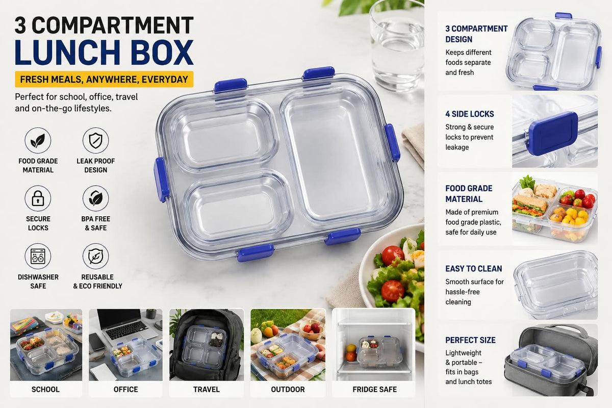 Lunch box steel