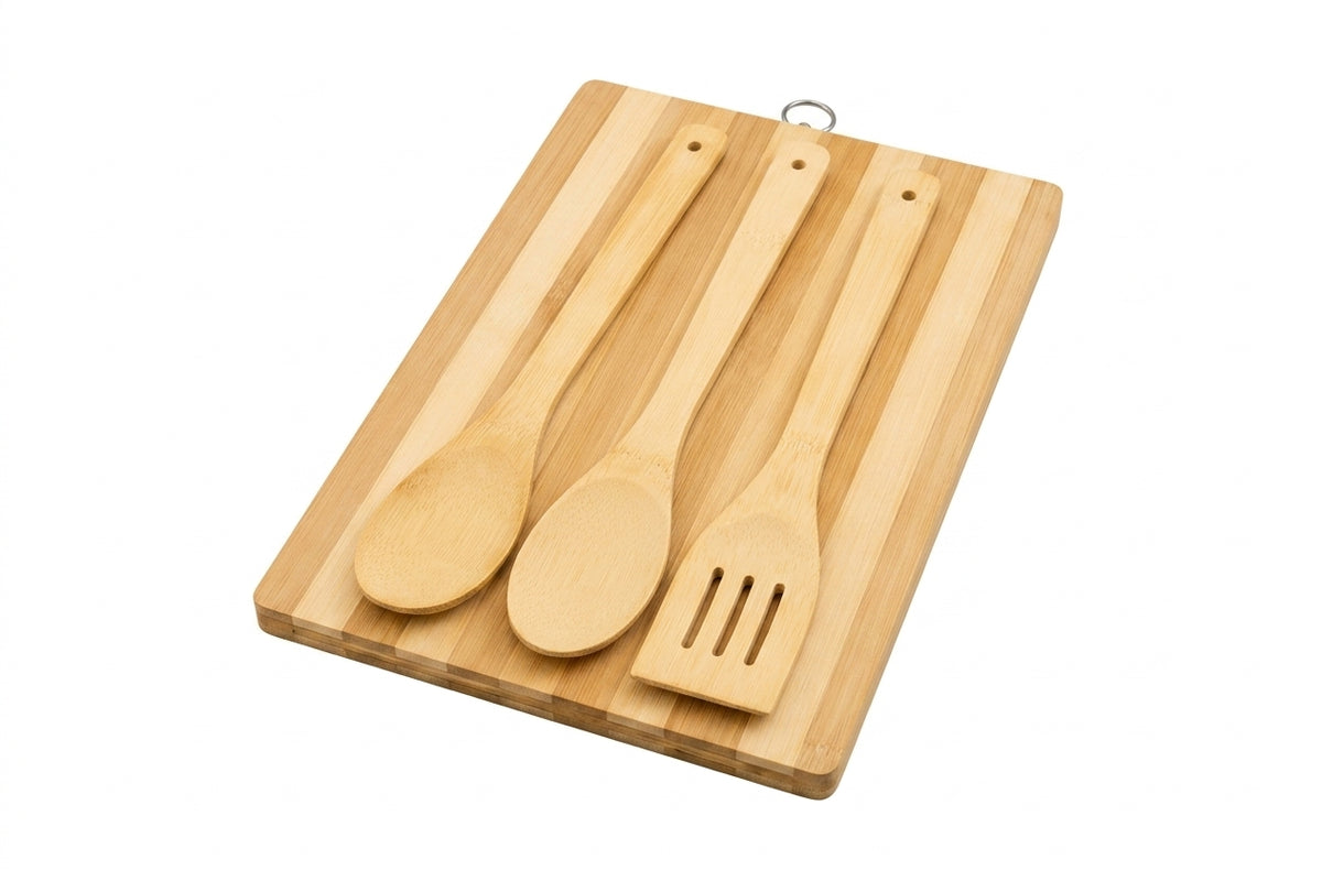 Bamboo chopping board set