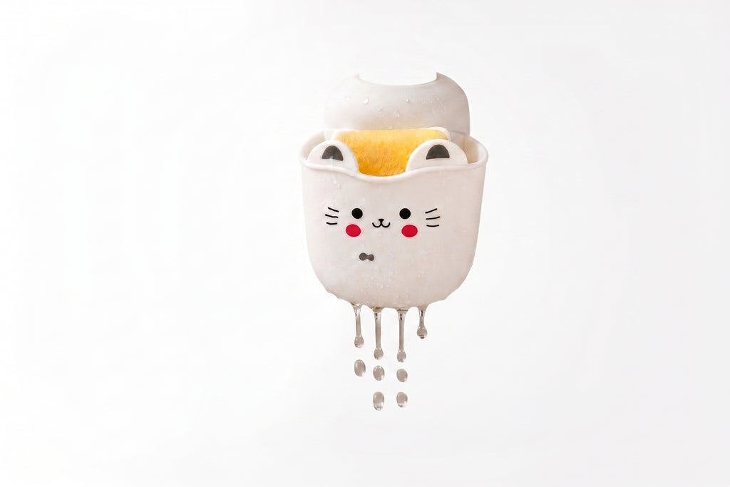 CUTE CAT SILICONE FAUCET HOLDER